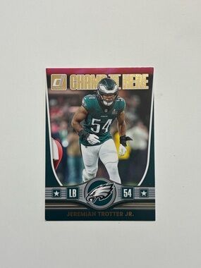 Panini Donruss Jeremiah Trotter Jr. Trading Card - Green, White, Gold